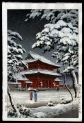 Zojoji Temple in the Snow