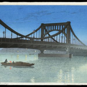 Kiyosu Bridge Hasui