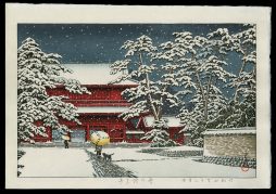 Zojoji Temple in Snow