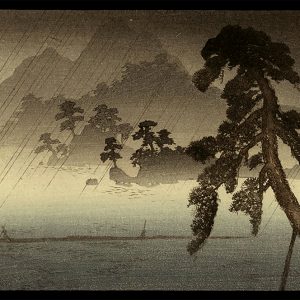 The Island of Thousand Pine Trees in Rain Unread c. 1910