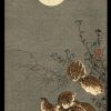 Quails Under the Moonlight Unread c. 1910