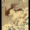 Sparrows and Nandina in Snow Hiroshige