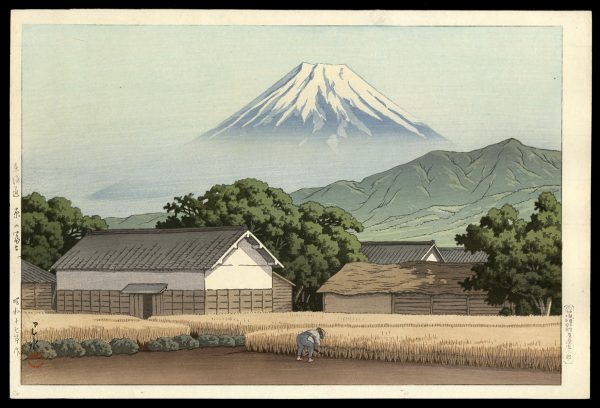 Mt. Fuji from Hara on the Tokaido Hasui