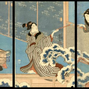 Early Morning Snow Kuniyoshi