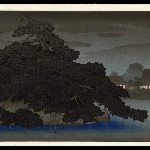 Evening Showers at Matsunoshima Hasui