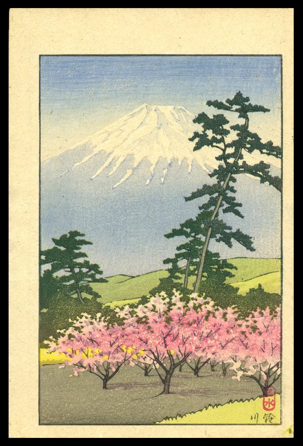 Mt. Fuji and Suzukawa Hasui