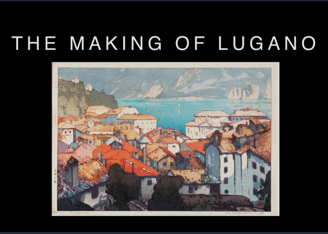 Printing Process – Lugano – Hiroshi Yoshida