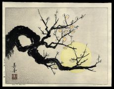 Moon and Plum Tree