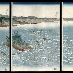 View of the Whirlpools at Awa Hiroshige