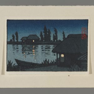 Boat at Night Hasui