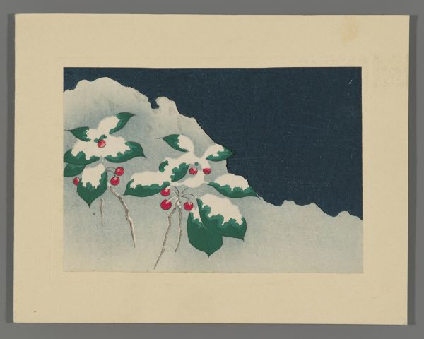 Mistletoe in Snow Unread undated