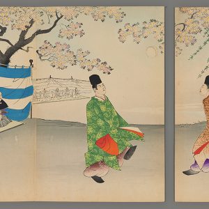 Private Performance of Noh Actors Chikanobu