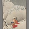 Priest in the Snow on Mountain Path - Image 2