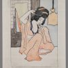 Woman Checking her Hair with Two Mirrors - Image 2